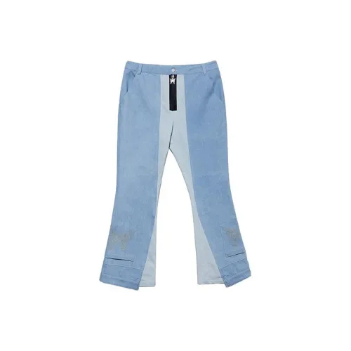 Discover Mental Club Синие Унисекс Джинсы