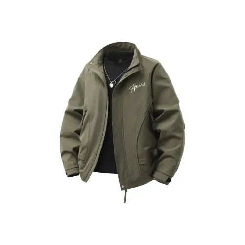 DBD WH Куртки Пальто Унисекс Армейский зеленый