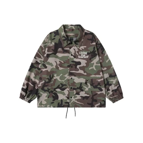 JUNGLE TIGER Куртки и Пальто Унисекс Камуфляж
