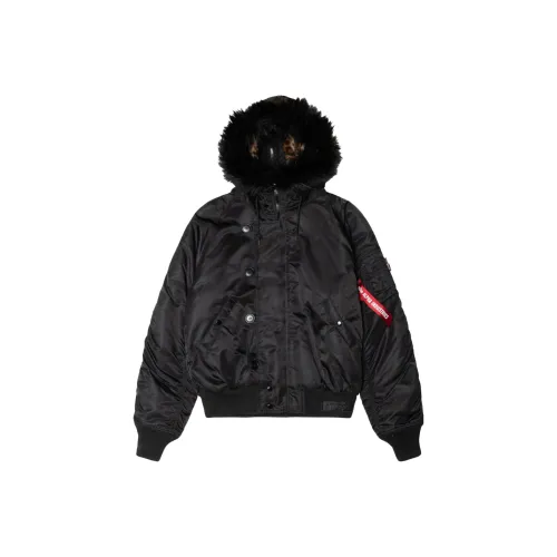 Stussy x Совместный бренд с Alpha Industries FW23 PARKA Пальто Унисекс