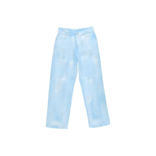 DRIES VAN NOTEN Синий Мужской Джинсы