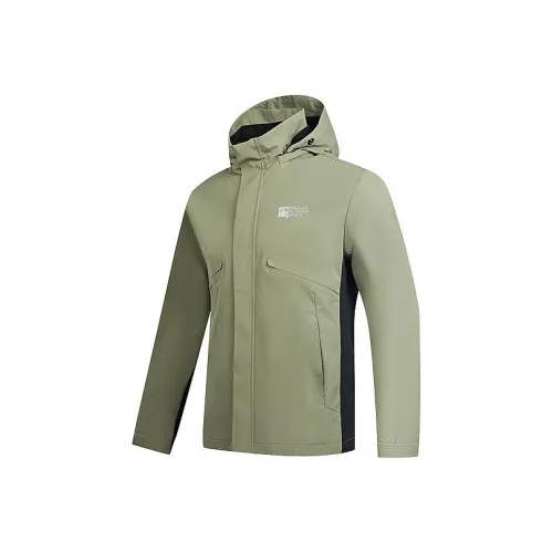 QIAODAN Тренчкот Мужской Deep Pool Цвет Черный