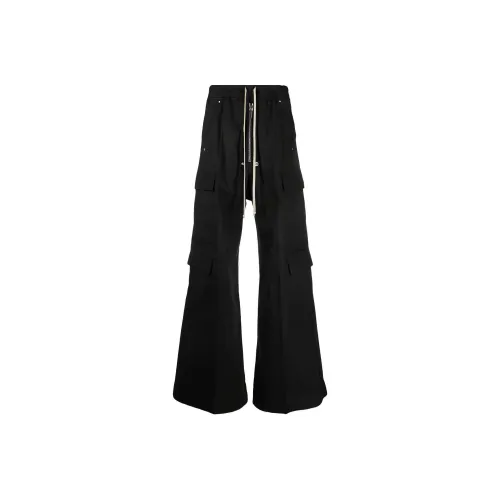 RICK OWENS совместный бренд Черные Мужские Карго Брюки