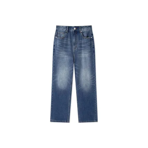 GXG X PLAYBOY Коллаборация Co Брендированная Серия Синий Мужской Джинсы