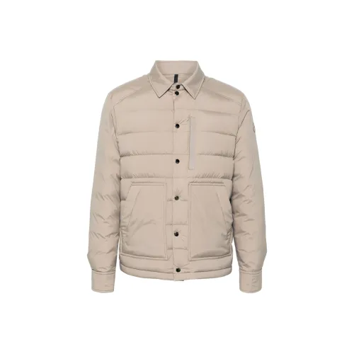 Moncler Down Jacket Men's Beige