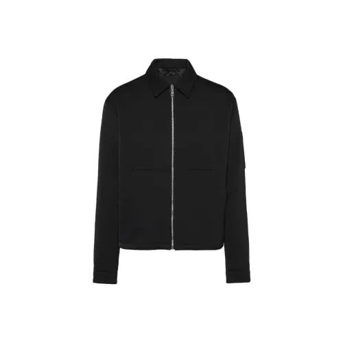PRADA Мужские черные куртки