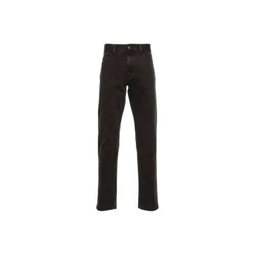 Ermenegildo Zegna Черные Мужские Джинсы