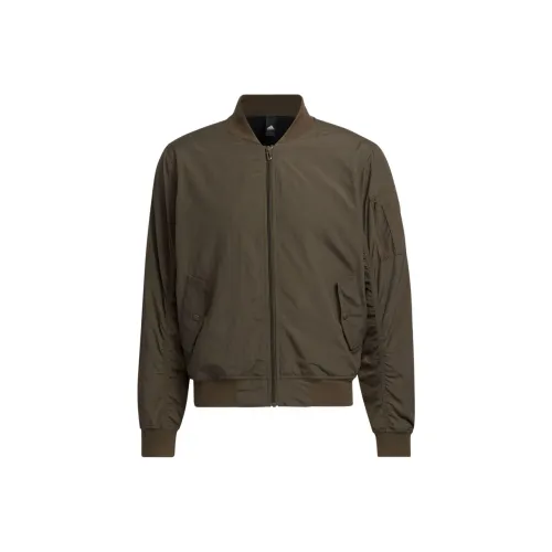 Adidas BOMBER Темно-оливково-зеленый Мужские куртки