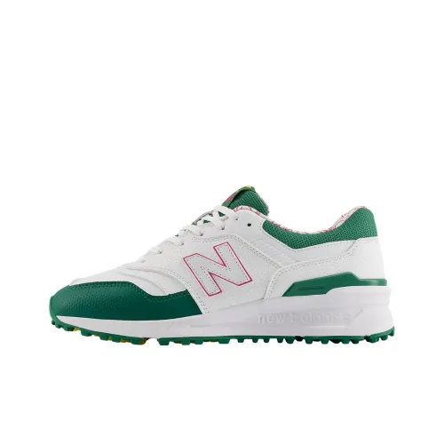 New Balance NB 997 Low Топ Обувь для гольфа Унисекс Белый Зеленый