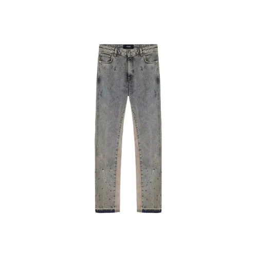 REPRESENT Серый Синий Мужские Джинсы