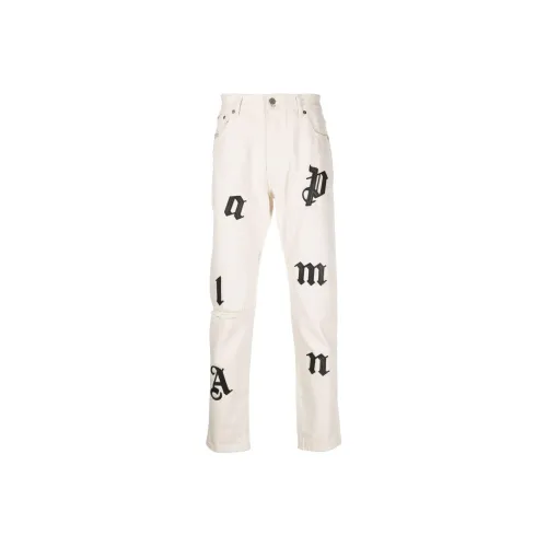 PALM ANGELS Белый Мужской Джинсы