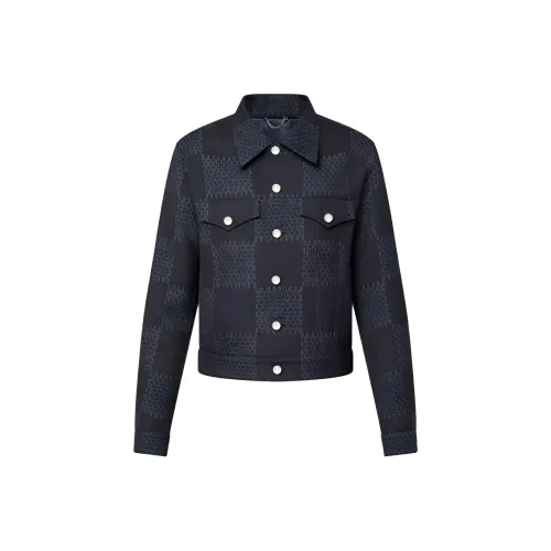 LOUIS VUITTON SS24 Куртки и Пальто Мужской Морской Синий