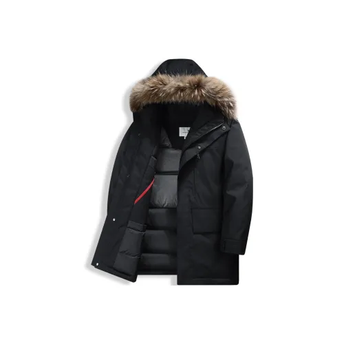 Dance with Wolves Пуховик Мужской Черный