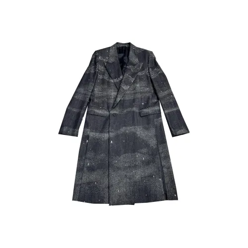 DIOR x Yishujia Тренчкот Мужской Черный