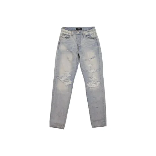 AMIRI Светло-синие мужские джинсы