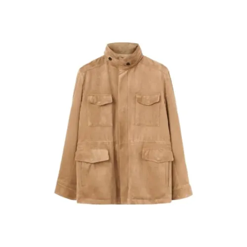 Loro Piana Khaki Мужские Куртки