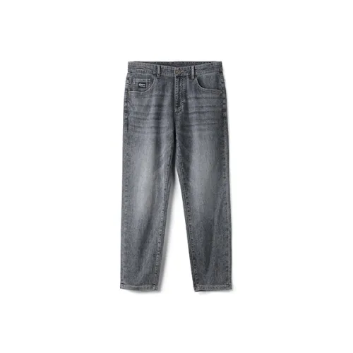 HLA JEANS Черный джинсовый градиент Средний 03 Мужские Джинсы
