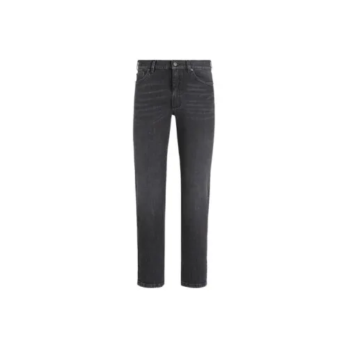 Ermenegildo Zegna Темно-серый Мужские Джинсы