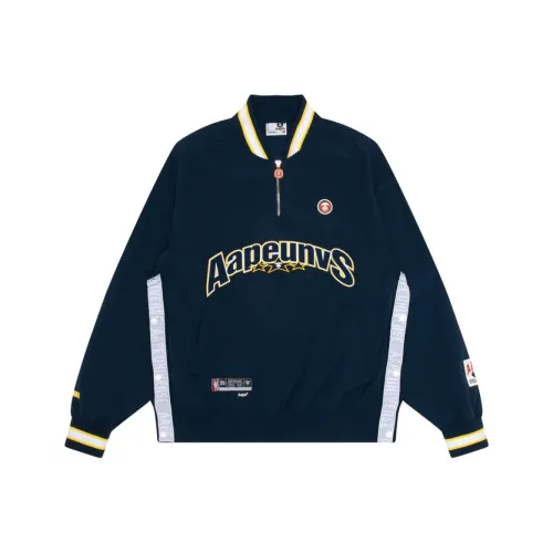 Aape SS24 Куртки Пальто Мужской Темно-синий Синий