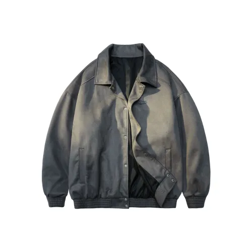 BRUMAIRE Куртки Пальто Унисекс Красный Грязно-серый