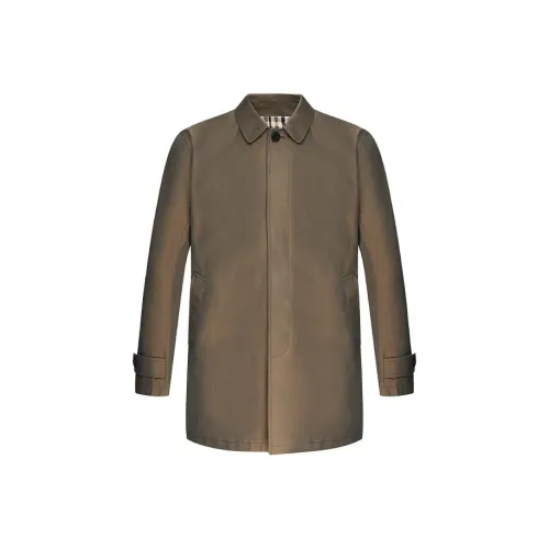 AQUASCUTUM Кофейный Абрикос Мужской Тренч