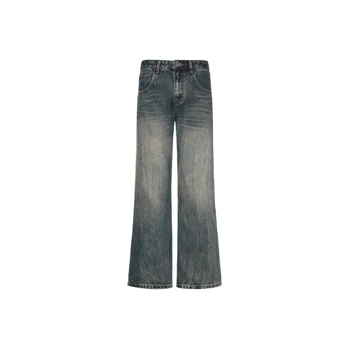 GTRG Темно-синие унисекс джинсы