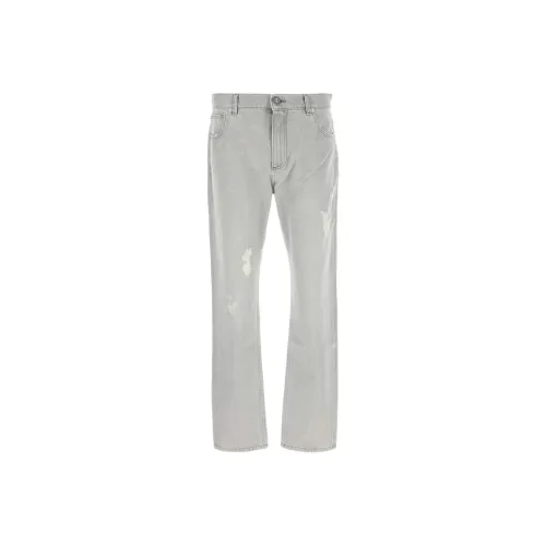 BALMAIN Светло-синие мужские джинсы