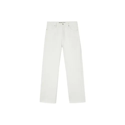 JIL SANDER Белый Мужской Джинсы
