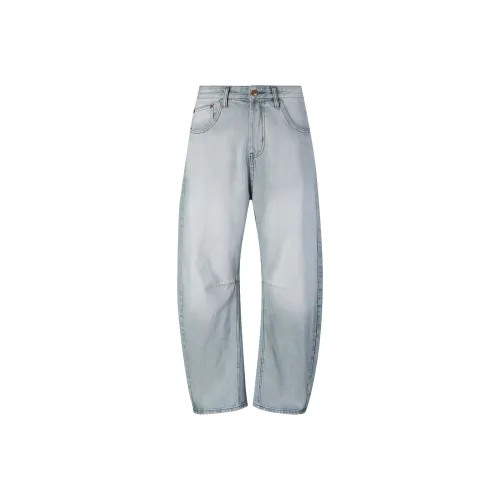 A3G4 Джинсы Унисекс Небесный Синий