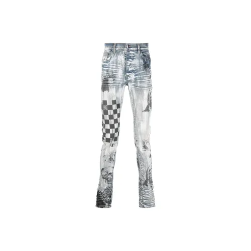 AMIRI Men's Blue Jeans AMIRI Мужские синие джинсы