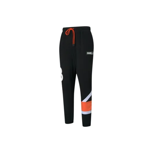 PUMA CLOUDSPUN Трикотажная ткань Винтаж Тренировочные брюки Мужской Черный