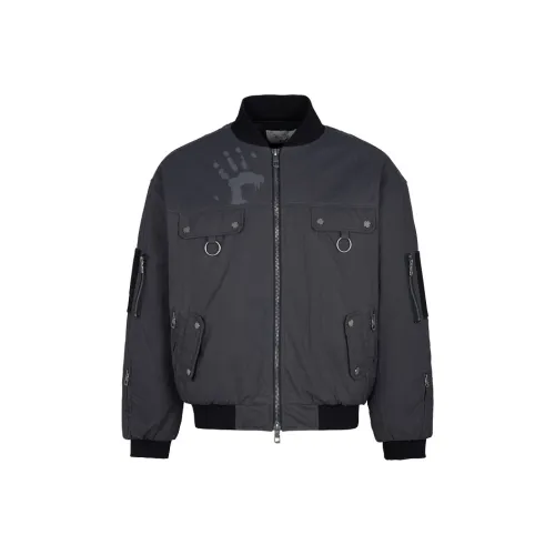 Merge Lab. Хлопковый пуховик унисекс темно-серый