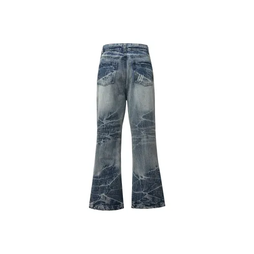 YEARNED Джинсы Унисекс Light Синий