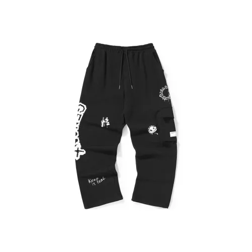 GENANX Прямой крой Брюки для тренировок Унисекс