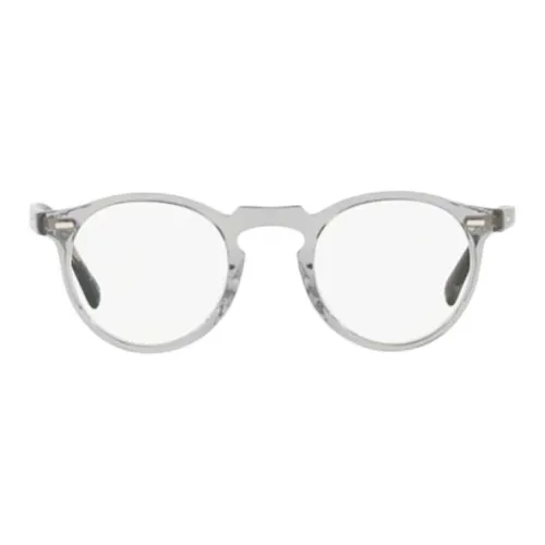 Oliver Peoples Ацетат Круглые Оправы для Очков Мужские Серые
