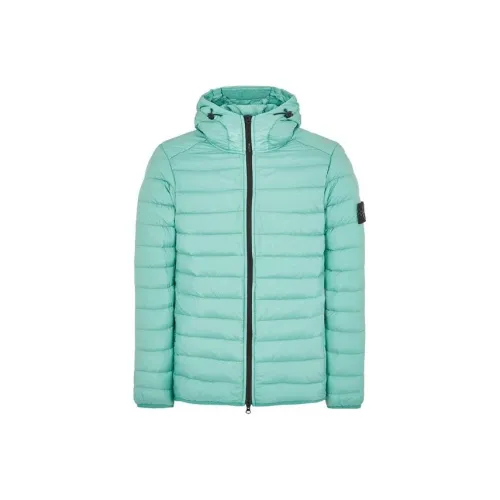 STONE ISLAND Пуховик Мужской Светло-Зеленый