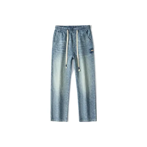 JUCY JUDY Джинсы Унисекс Ностальгический Синий