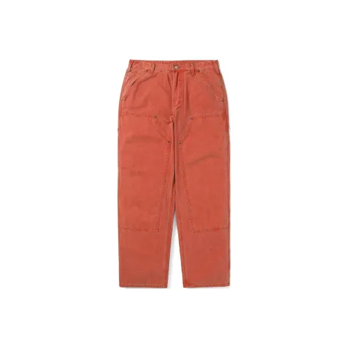 Thisisneverthat SS24 Промытый CARPENTER Брюки Карго Брюки Унисекс Оранжевый