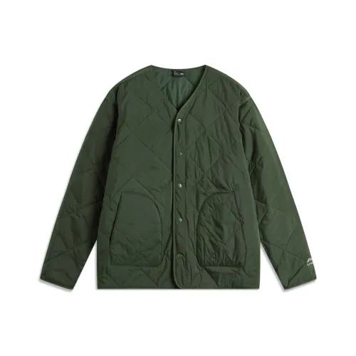 LINING Fondue Down Series Пуховик Мужской Буро-Зеленый