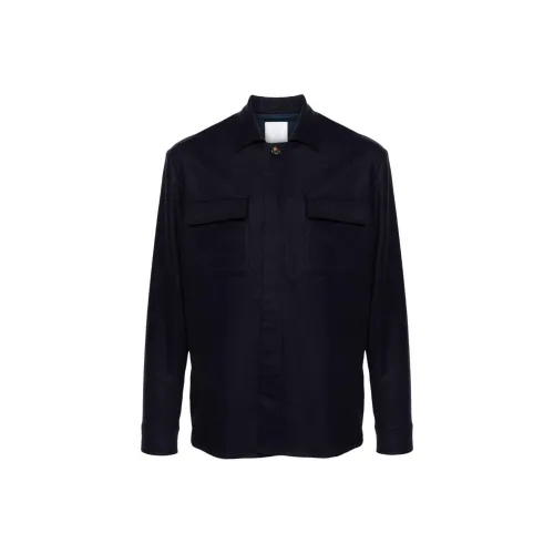 Eleventy FIRSTCLASS Made IN Italy SS24 Куртки Пальто Мужской Полуночный Синий