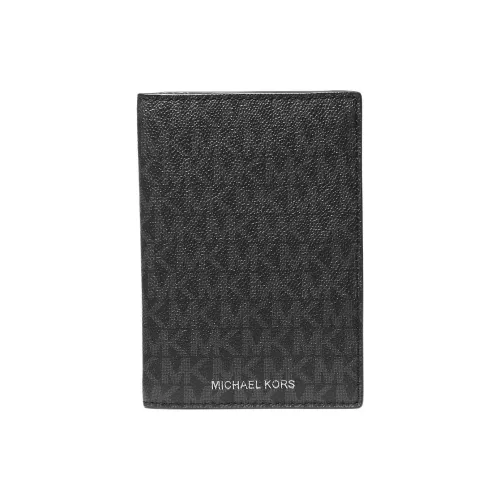 MICHAEL KORS Покрытый холст Держатель для паспорта Мужской Черный