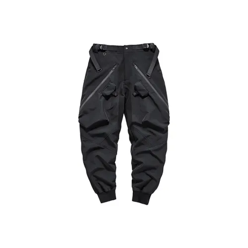 VIP Черные Унисекс Брюки с карманами