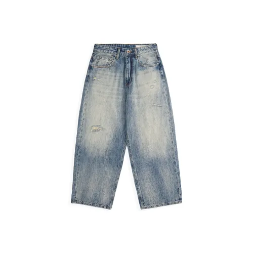 ZENGZHI Винтажные Унисекс Джинсы