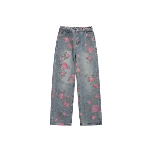 PANDA ADEVIL Синие Унисекс Джинсы