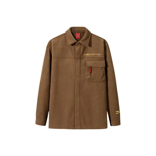 ANTA Life Collection Куртки и Пальто Мужской Бронза Коричневый