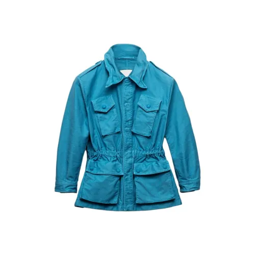 PRADA SS25 Куртки и Пальто Мужской Синий