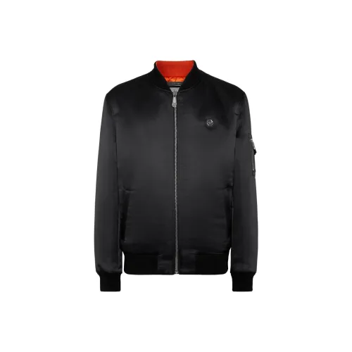 PHILIPP PLEIN SS24 Куртки и Пальто Мужской Черный