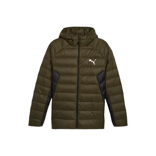 PUMA PACKLITE Пуховик Мужской Темно-оливковый
