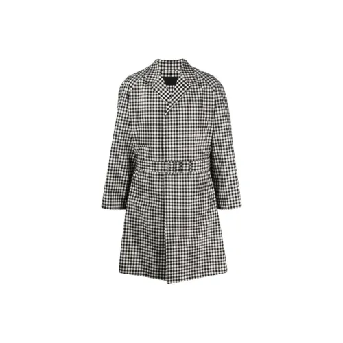 PRADA Серый Мужской Тренч