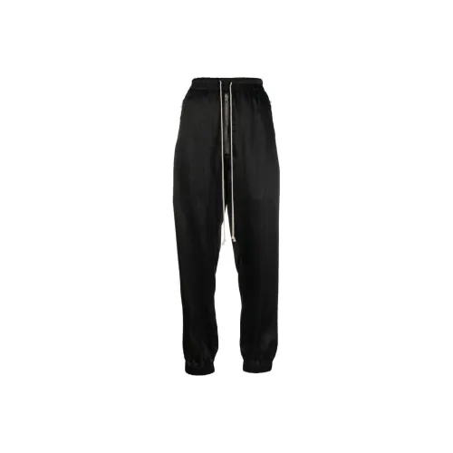 RICK OWENS совместный бренд Черные мужские вязаные тренировочные брюки
